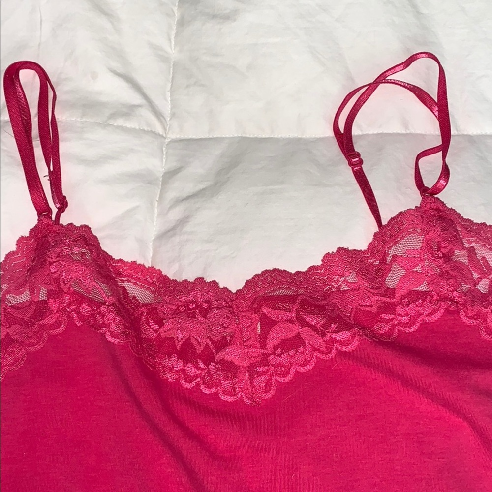 Pink spaghetti strap - Picture 2 of 4